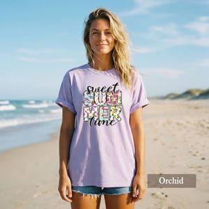 Summertime Shirt: Comfort Colors® Beach Vacation TShirt, Coverup Graphic Tee image 1