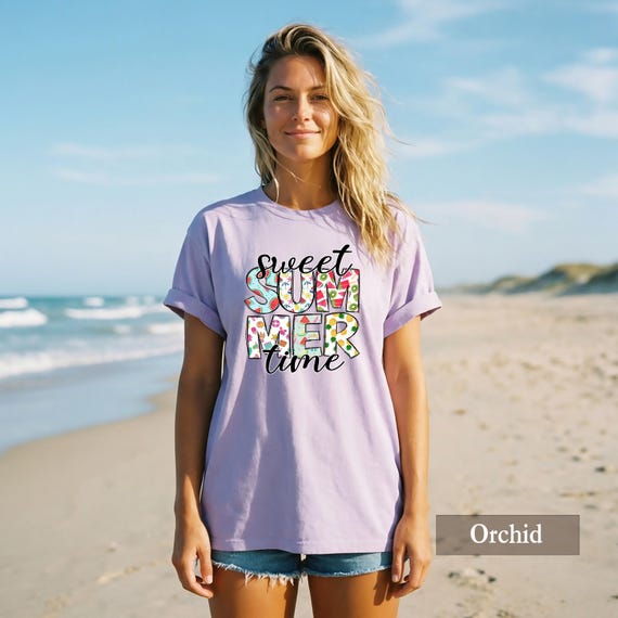 Summertime Shirt: Comfort Colors® Beach Vacation TShirt, Coverup Graphic Tee