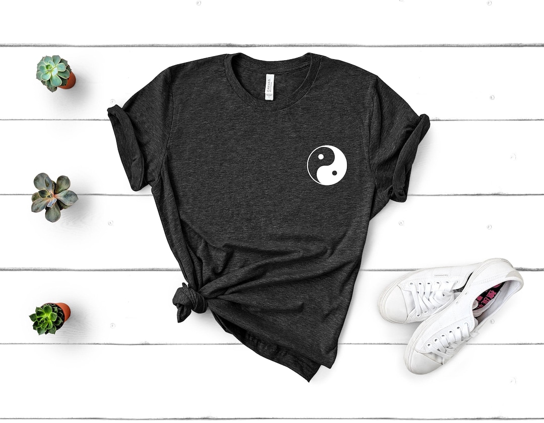 Yin Yang T Shirt, Inspirational T Shirt, Chinese Ying Yang