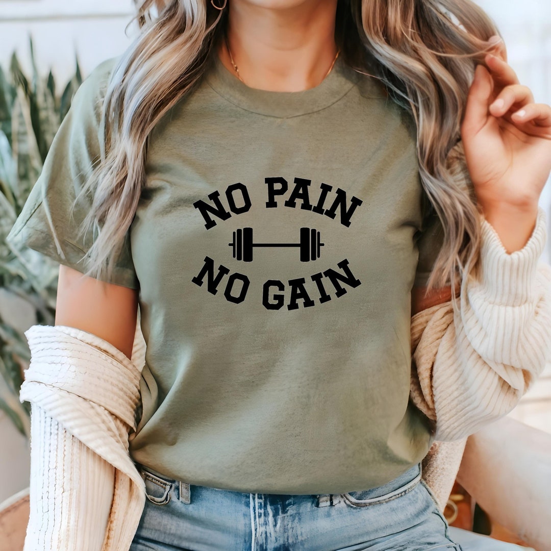 No Pain No Gain Shirt | Workout Shirt | Gym Shirt | Weight Lifting ...
