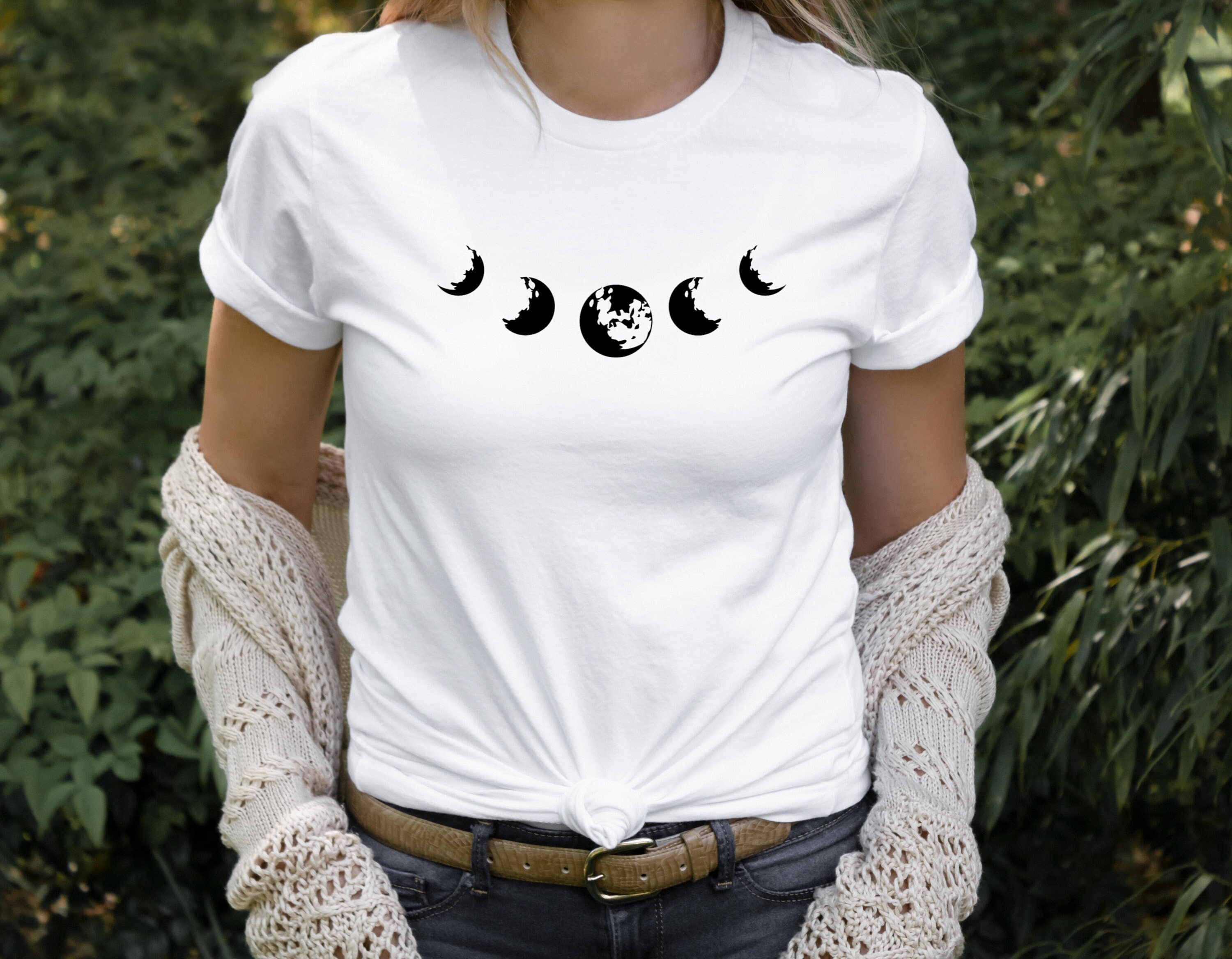 Moon Phase Shirt, Moon T-shirt, Moon Phases Graphic Tee