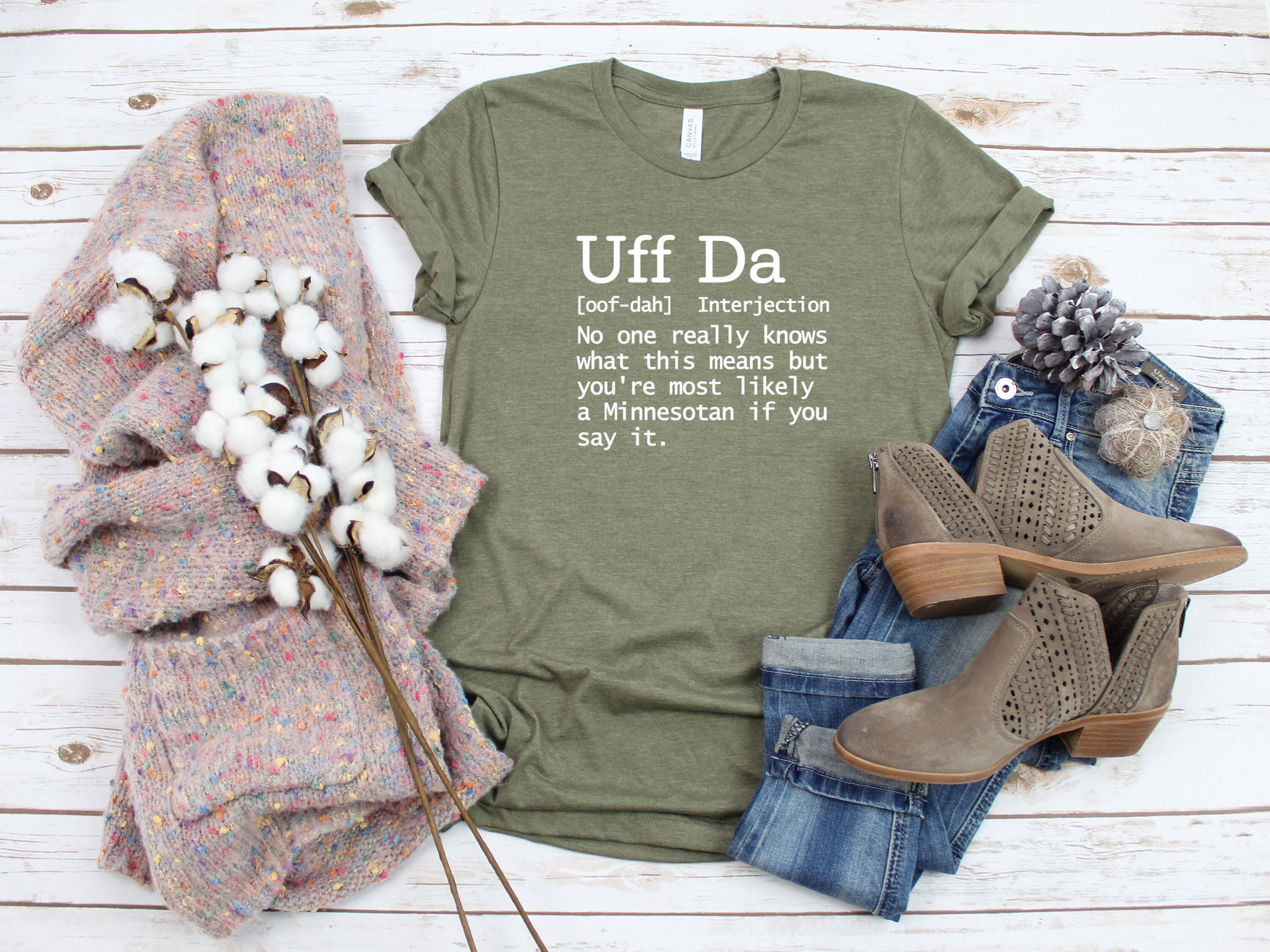 Uff Da Unisex T-Shirt – Casual Graphic Tee For Everyday Wear