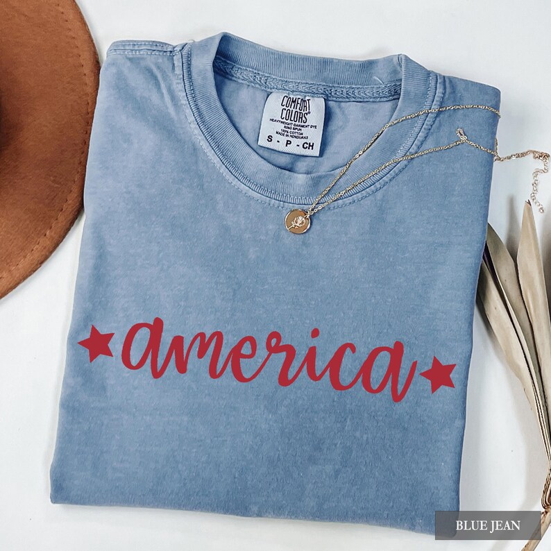 Camiseta Americana, Camiseta Patriótica, Camiseta com Estampa do Dia da Memória, Camiseta do 4 de Julho, Roupa para o Dia da Independência, Camisetas Combinando para o 4 de Julho, Camiseta EUA/Mérica imagem 2