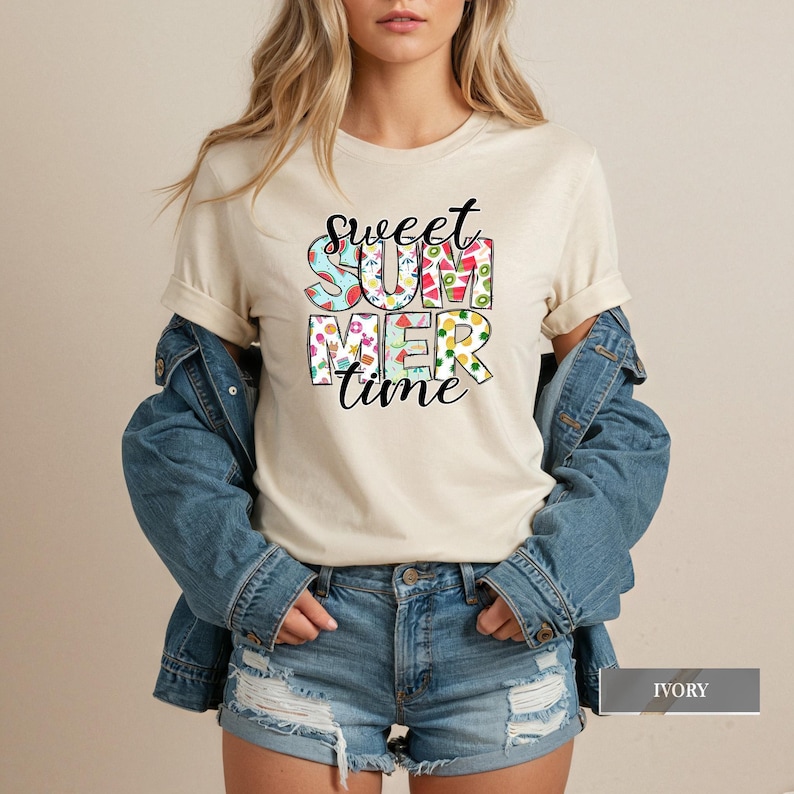 Summertime Shirt: Comfort Colors® Beach Vacation TShirt, Coverup Graphic Tee image 5