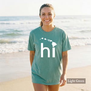 Hawaii-shirt - Comfort Colors® HI grafisch T-shirt, het vakantiesouvenircadeau Aloha State
