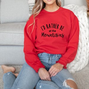 Mountain Sweatshirt, Nature Unisex Crewneck Sweatshirt, Adventure Sweatshirt, Hiking Shirt Outdoorsy Camping, Mountains Sweater Gift, Hikers image 7