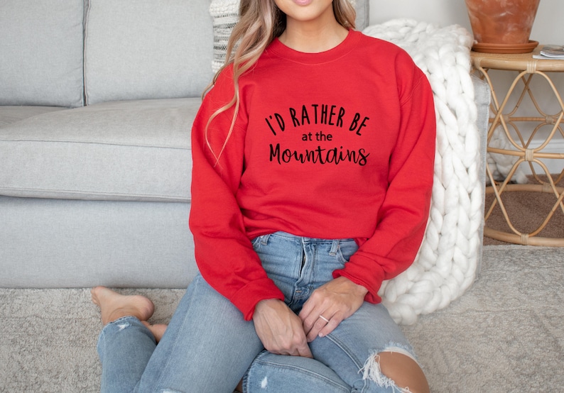 Mountain Sweatshirt, Nature Unisex Crewneck Sweatshirt, Adventure Sweatshirt, Hiking Shirt Outdoorsy Camping, Mountains Sweater Gift, Hikers image 7