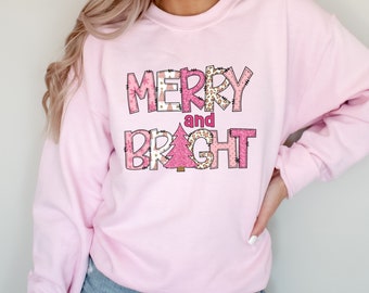 MNLYBABY Christmas Sweatshirt Women Christmas Tree Sweatshirt Funny Xmas Vacation Holiday Shirt - View #5