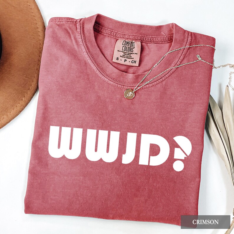 WWJD Shirt, What Would Jesus Do TShirt, Religious Graphic Tee, Inspirational Shirt, Golden Rule Shirt, Worship Shirt, Unisex Christian Tee image 3