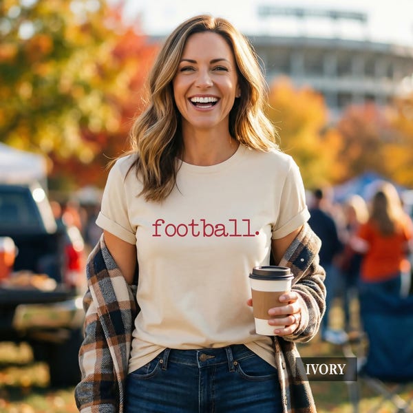 Fotbollströja - Comfort Colors® Team Color Gameday-tröja, matchande sport mamma pappa-present