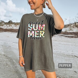 Summertime Shirt: Comfort Colors® Beach Vacation TShirt, Coverup Graphic Tee image 8