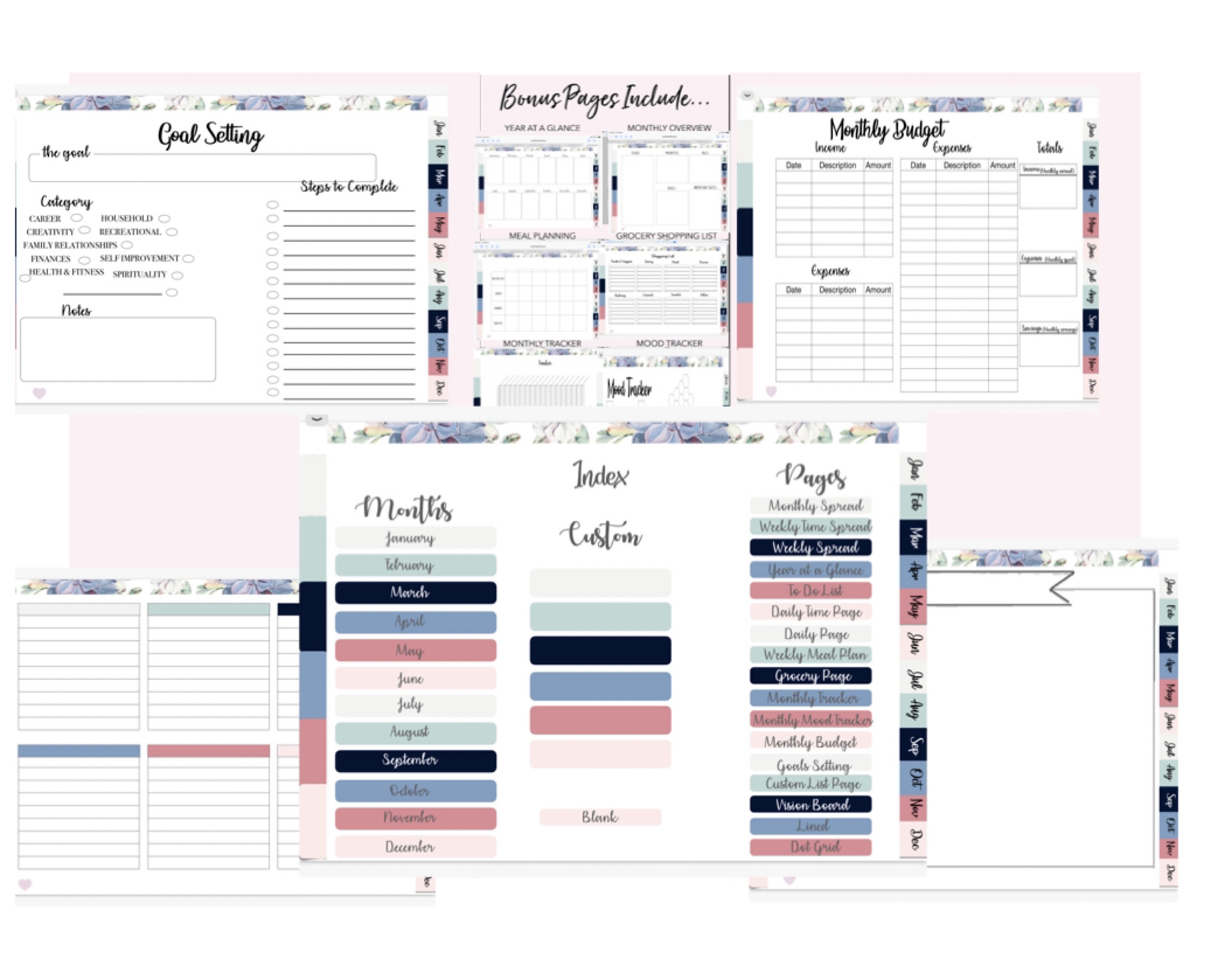 free procreate planner template