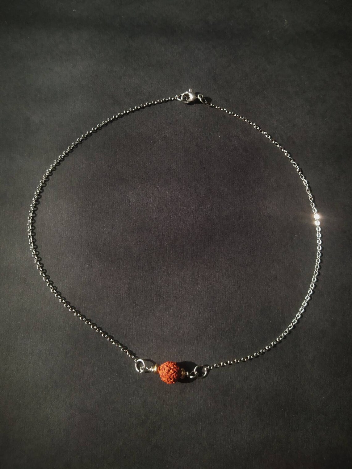 rudraksha seed necklace