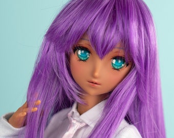 Virgo Orchid Purple – 8-9" BJD, Dollfie Dream & 1/3 Doll Wig