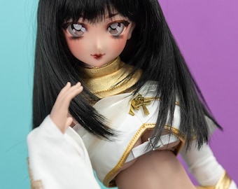 Aries Black Heart – 8-9" BJD, Dollfie Dream & 1/3 Doll Wig