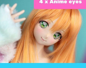 New Mystery Bag Anime Size – 4 x Follow me doll eyes for Smart Doll, Dollfie Dream