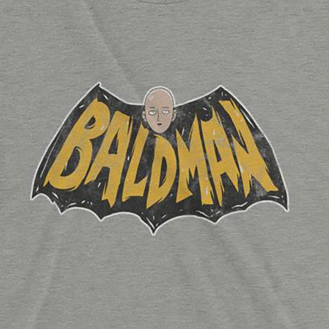 BALDMAN☯️ Men's Funny Bald Quotes Graphic T-Shirt, 