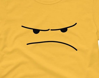 Signature Grumpy Face | Funny, sarcastic t-shirt for women. The official shirt for grumps everywhere. Wear it with pride and attitude.