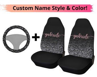 Monogram Seat Covers for Car | Etsy