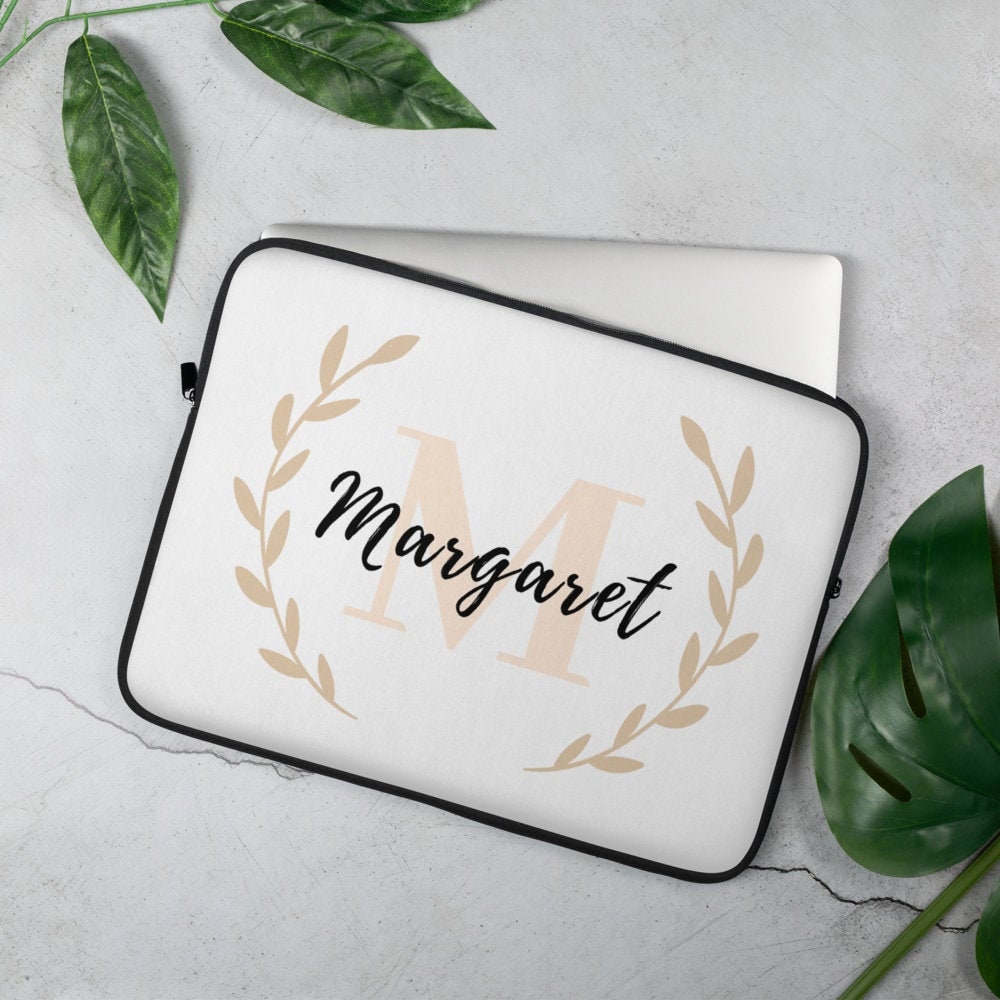 Personalized Laptop case Laptop sleeve for women Laptop case Etsy