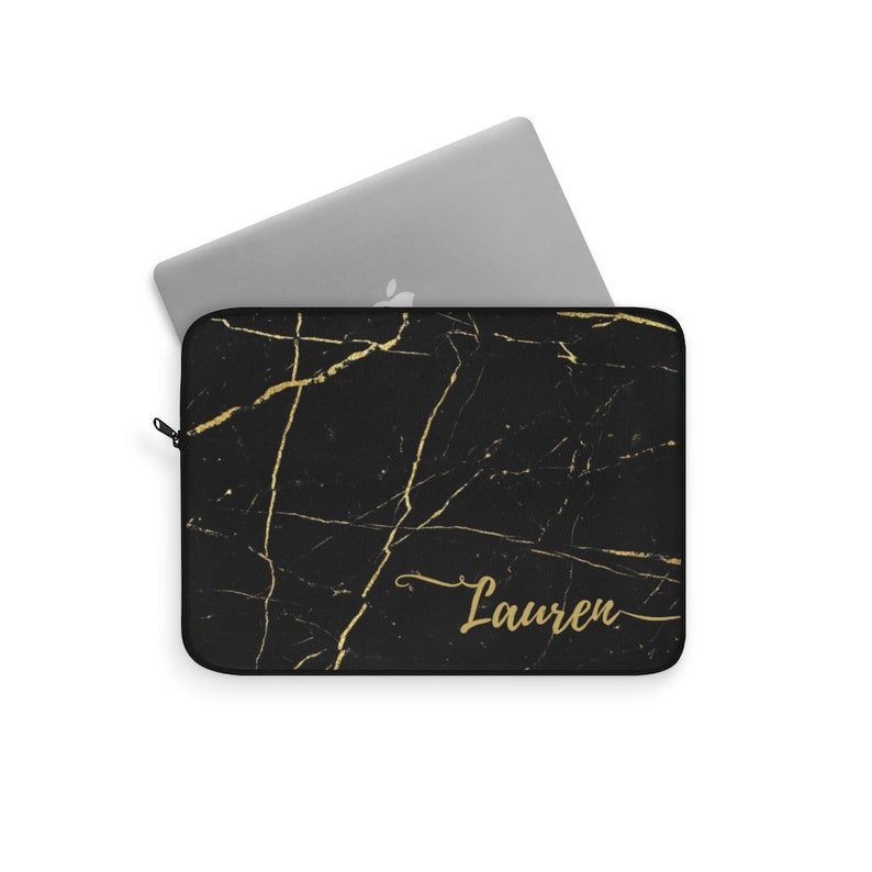 personalised marble macbook case