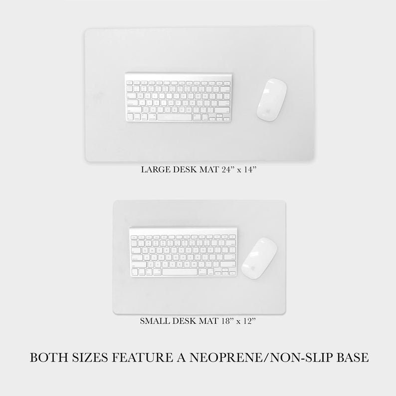 Marble & Gold Desk Mat Office Desk Mat Desk Accessories Etsy