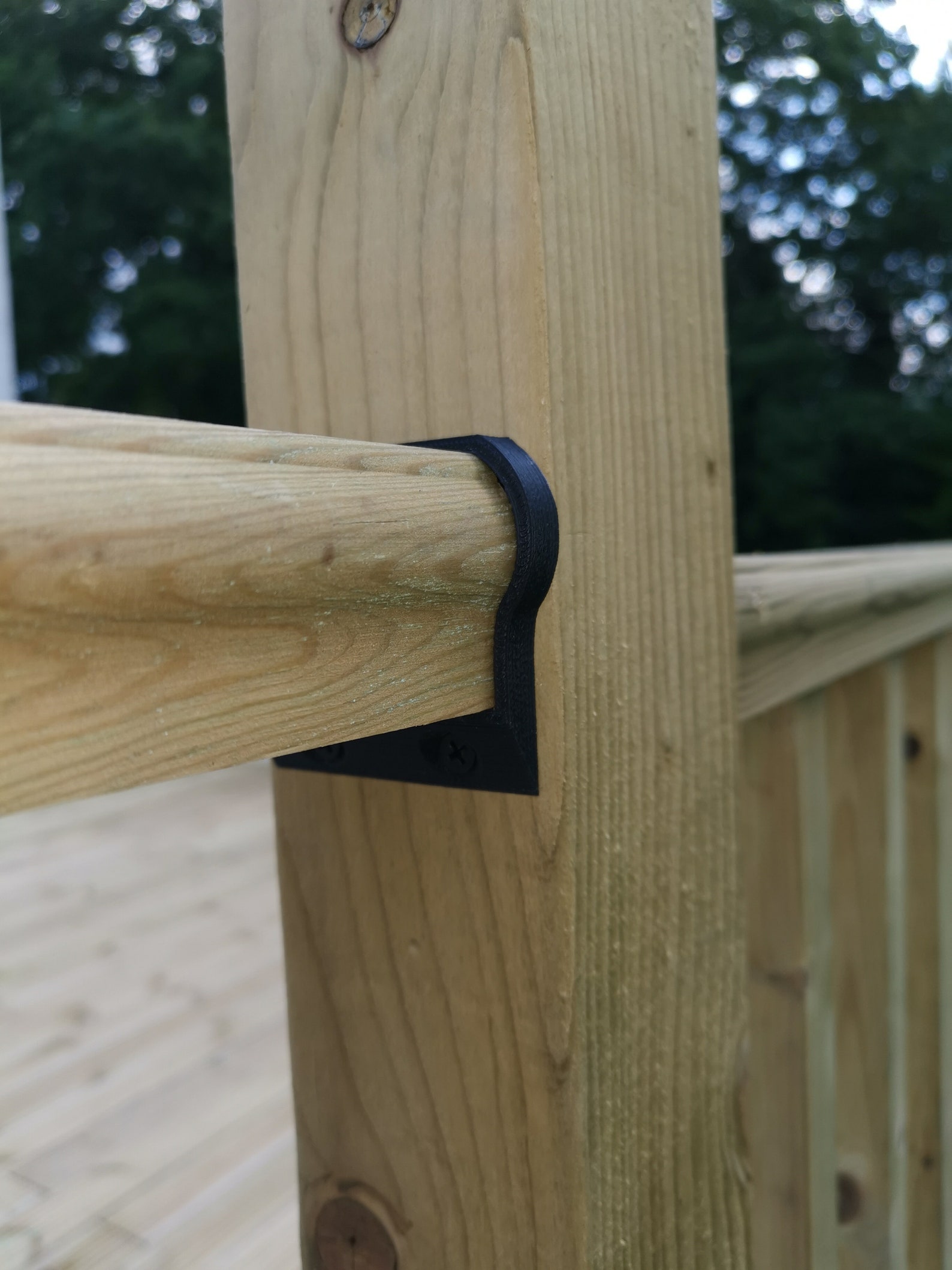 Elevate Your Deck with Durable Handrail Wood Deck Railing Brackets