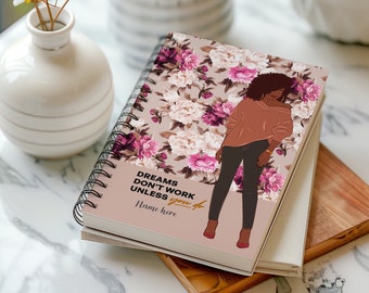 Large Dated Planner - Monthly Weekly Daily Planner - Vertical Layout Agenda - With or Without Hourly Layout - Planner with Calendar