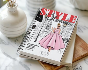 Large Dated Planner - Monthly Weekly Daily Planner - Vertical Layout Agenda - With or Without Hourly Layout - Planner  Calendar - Budget