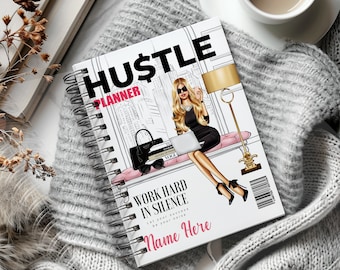 Planner | Choose Your Start Month and Pages | Hardcover Monthly and Weekly Planner | Hourly Schedule | Budget Tracker | 12 months