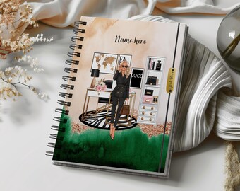Large Dated Planner - Monthly Weekly Daily Planner - Vertical Layout Agenda - With or Without Hourly Layout - Planner  Calendar - Budget