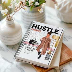 Large Dated Planner - Monthly Weekly Daily Planner - Vertical Layout Agenda - With  Without Hourly Layout - Planner with Calendar