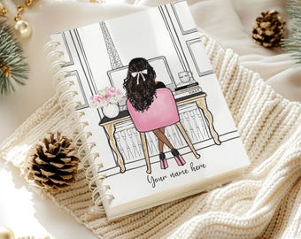 Large Dated Planner - Monthly Weekly Daily Planner - Vertical Layout Agenda - With or Without Hourly Layout - Planner with Calendar
