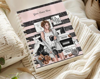 2027 Personalized Planner for Her - Luxury Hardcover Daily Planner - Girly Girl Gift - Graduation Gift - Student Planner