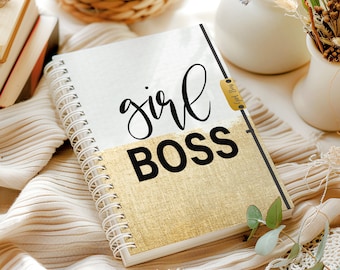 Black Girl Custom Start Date Planner  - Personalized Monthly Weekly Planner  -  Girl Boss Planner - Black Owned Shop - Budget Planner