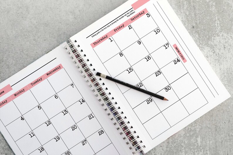 2025 Zeta Phi Beta Black Girl Planner, Monthly View, 1920 Budget