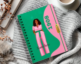 Alpha Kappa Alpha Custom Start Monthly Planner - To Do List - Sisterhood Calendar - Sor Budge Planner - 1908 Sorority Aka Gift Sister