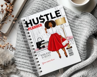 Elegant Hardcover Planner - Aesthetic Agenda - Custom Start Date Daily Planner - Planner f Women -  Business Agenda - Goal Planner