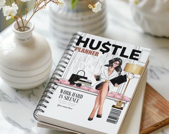 2027 Vertical Personalized Planner | Large Size Monthly and Daily Planner  | Optional Hourly Schedule | Budget Tracker | Calendar