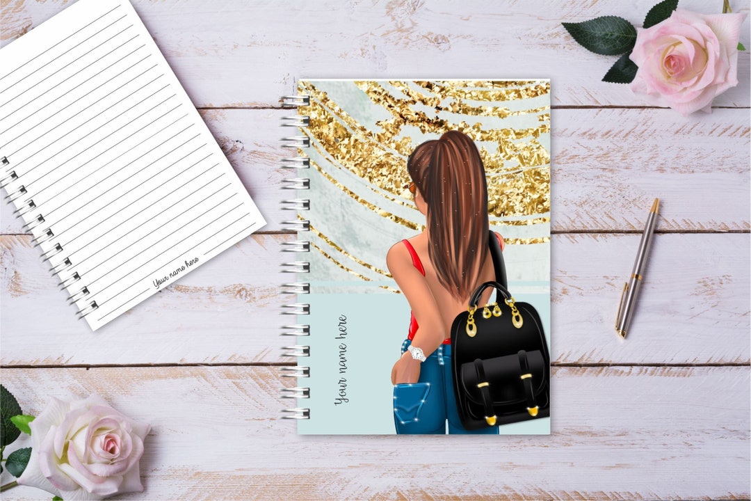 Custom Journal Personalized Notebook Girl Boss Daily Etsy