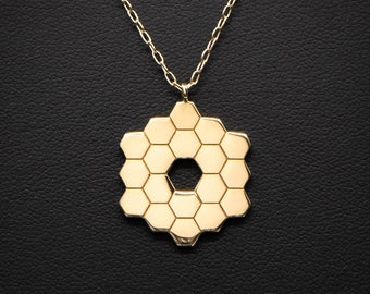 14K solid gold James Webb Necklace