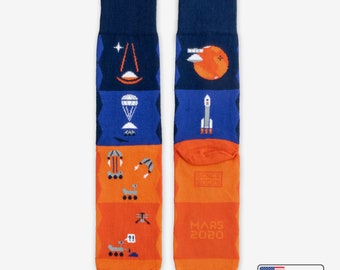 NASA Mars 2020 Perseverance Rover EDL Socks