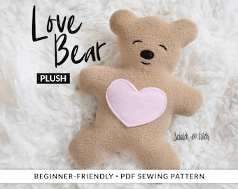 The Love Bear Sewing Pattern
