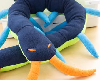 Giant Centipede Plush Sewing Pattern