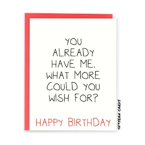 Funny Birthday Card For Boyfriend - Birthday Card For Him - Funny Husband Card - Funny Boyfriend Gift - Gift For Boyfriend