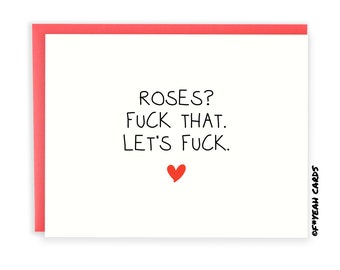 Tarjeta de Día de San Valentín Travieso - Regalo de Día de San Valentín Travieso para él - Tarjeta de Aniversario Travieso - Esposo - Novio - Tarjeta de San Valentín