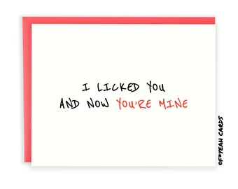 Sexy Card - Naughty Card For Boyfriend - Girlfriend Valentines Day Card - Card For Husband Or Wife - Anniversary Card For Him - Cheeky