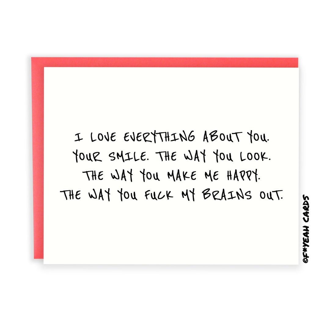Funny Love Cards for Him - Mens Valentines Gift - Anniversary Card for ...