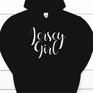 Jersey Girl GLITTER Hoodie Sweatshirt