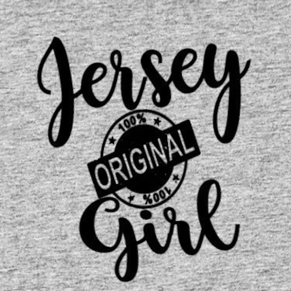 Jersey Girl Tshirt Etsy